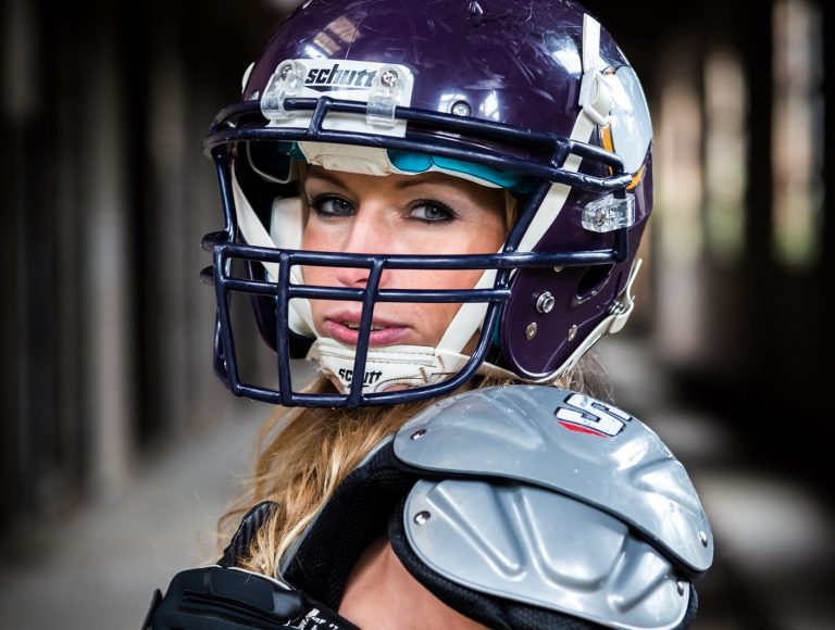 Fotoshooting mit Offense MVP Siri Knapp