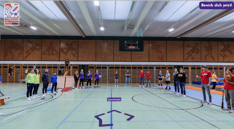 Ballsportgymnasium Wien: Virtuell die Partnerschule der Vikings Academy erleben!