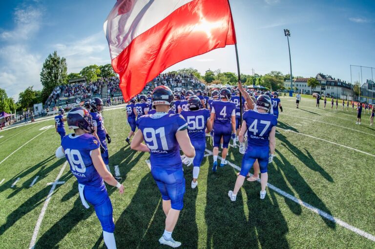 Rangers zu Gast beim 3. AFL Heimspiel der Dacia Vikings presented by Gatorade