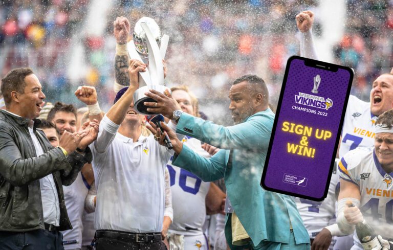 Sign Up & Win – Mach mit beim Vienna Vikings Newsletter Gewinnspiel!